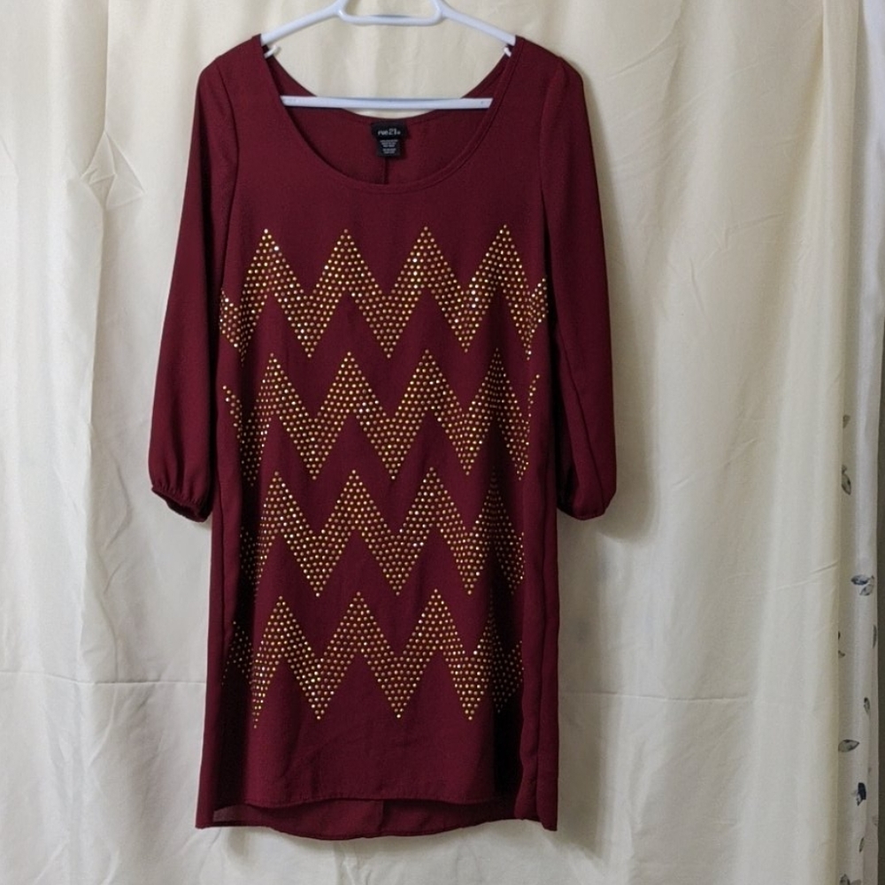 Maroon dress